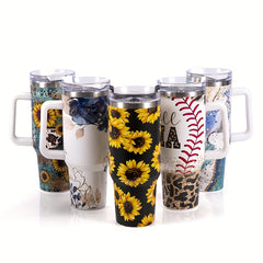 Colorful Stainless Steel Ice Tumbler with Straw for Outdoor Travel