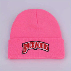 Letter Embroidery Beanie Unisex Warm Elastic Casual Skull Cap