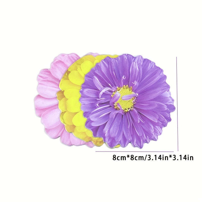 3D Visual Flower Sticky Notes 25 Sheets Pack