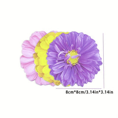 3D Visual Flower Sticky Notes 25 Sheets Pack