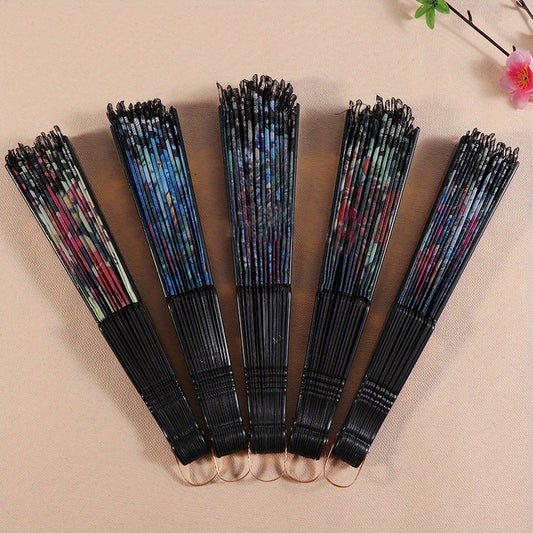 Spanish Lace Folding Fan Vintage Dance Performance Floral Hair Accessories