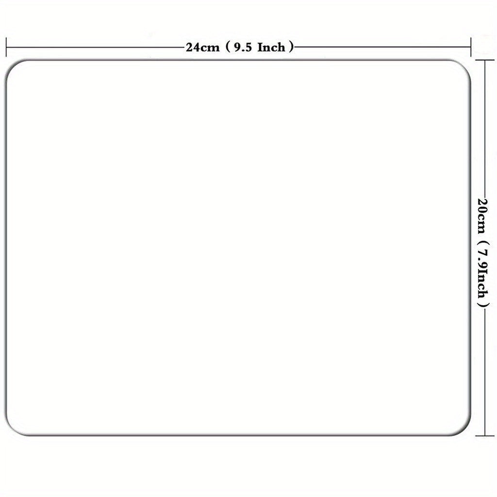 Non Slip Rubber Mousepad Mat - Perfect For Office