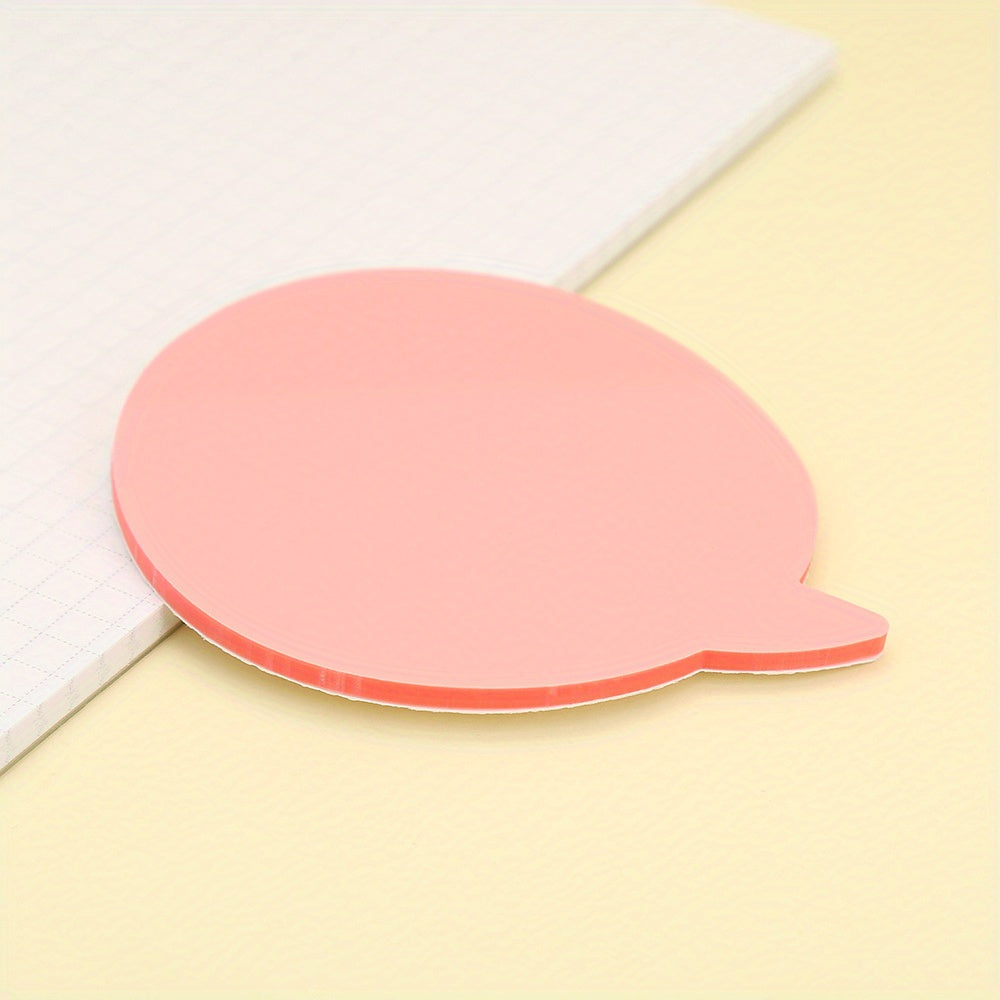 50 Sheets Transparent Sticky Notes Bubble Round Clear Sticky Tabs Translucent