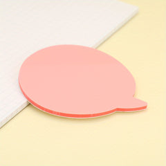 50 Sheets Transparent Sticky Notes Bubble Round Clear Sticky Tabs Translucent
