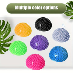 PVC Semi Circular Durian Ball Inflatable Half Yoga Massage Balls