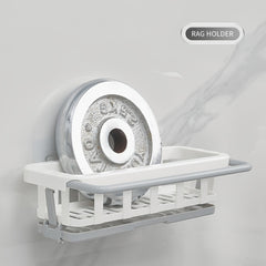 Telescopic Rag Rack Kitchen Storage Rack Wall-mounted Seasoning Rack
