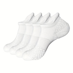 Men's Cotton Anti Slip Low Cut Socks Athletic Cushioned