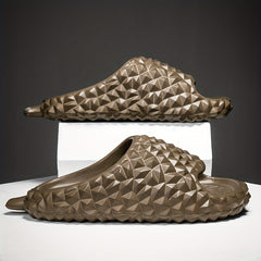 Durian Shape Slippers For Men Lightweight Open Toe Slippers