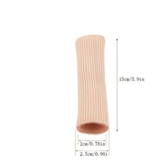 Toe Tubes Sleeves for Pain Relief Comfort Fabric Gel Lining