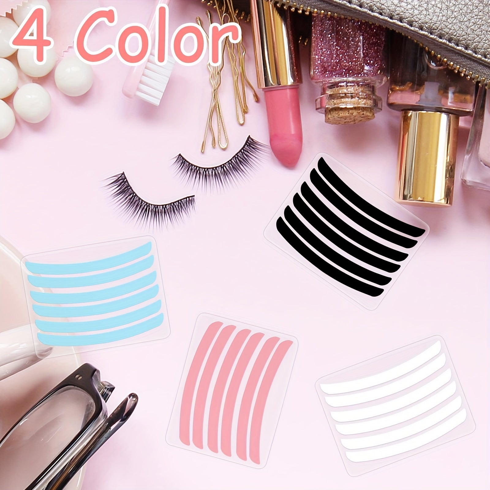 Reusable Lash Lift Ribbon Eyelash Perm Pads Silicone Ribbons Tape