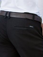 Men's Formal Solid Stretch Dress Pants - Spring Summer Business