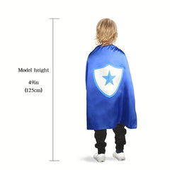 Kid's Superhero Cape & Mask Set - Halloween Party Favors