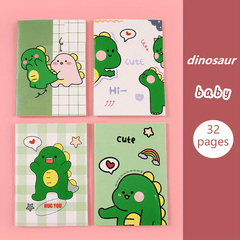4pcs Cartoon Girl Heart Mini Notebook Student Gift Office Supplies