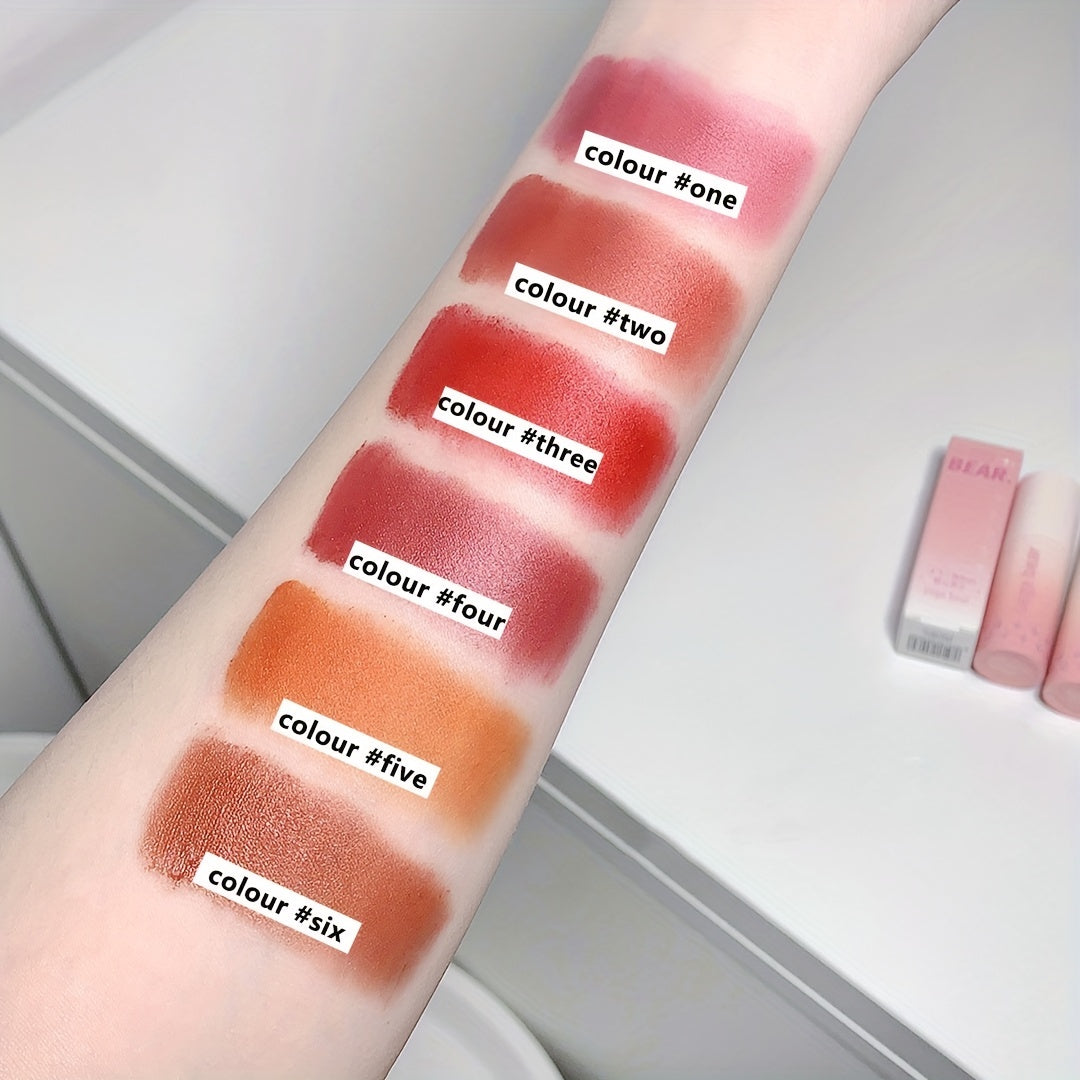 6 Colors Velvet Lip Glaze For Everyday Full Rich Look