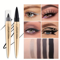 Waterproof Eyeliner Pen Rich Colorful Smudge Proof Silvery Brown Taupe