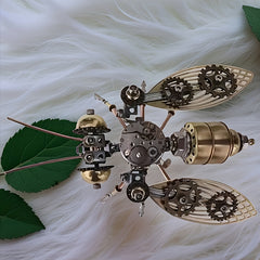 Steampunk Mechanical Bee 3D Puzzle Metal Insect Kit DIY Craft Gift