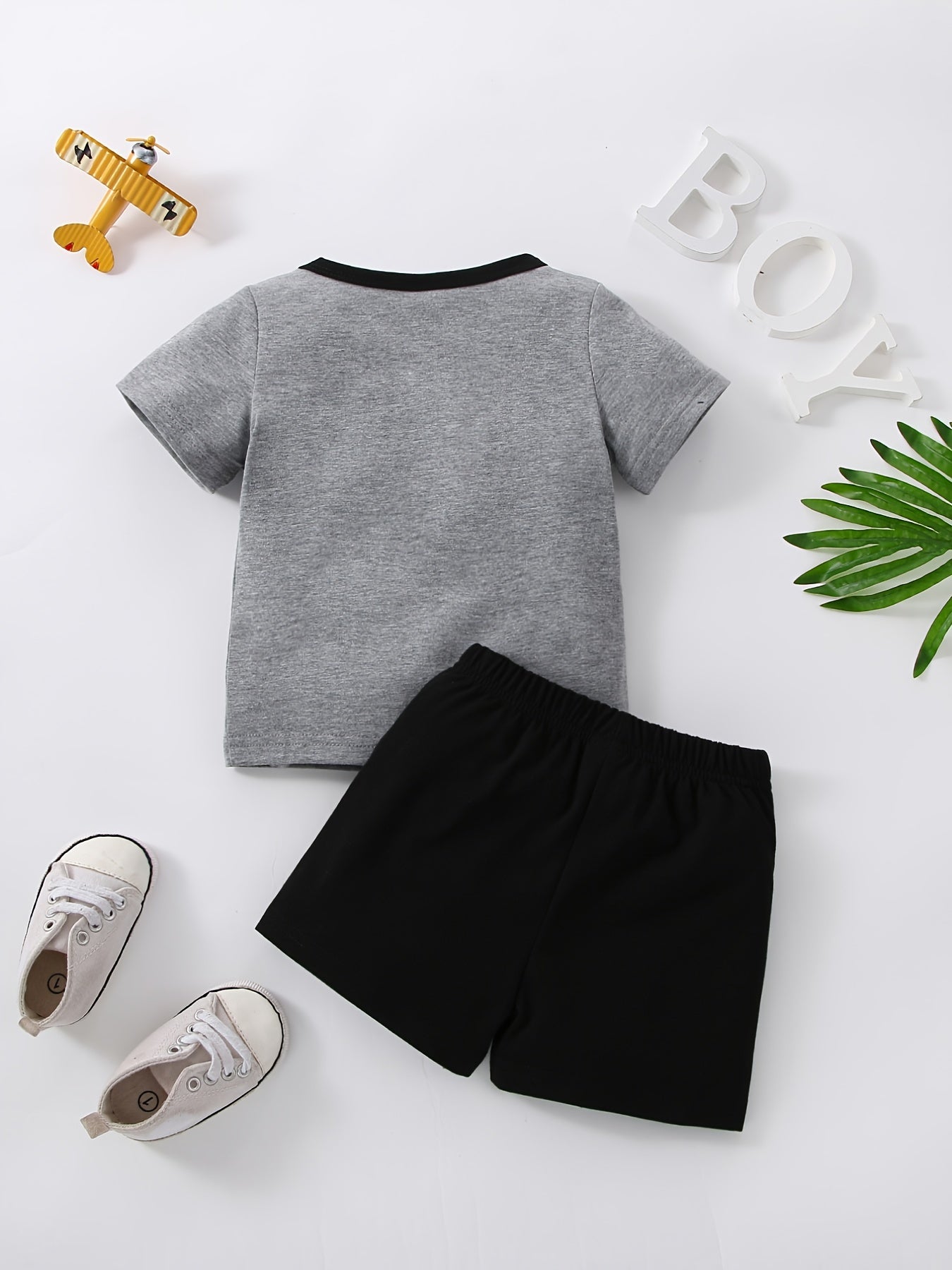 2pcs Baby Boys Daddy's Boy T shirt & Shorts Set Clothes
