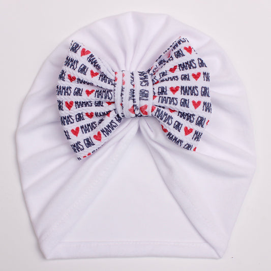 Candy Printed Bow Baby Headscarf for Baby