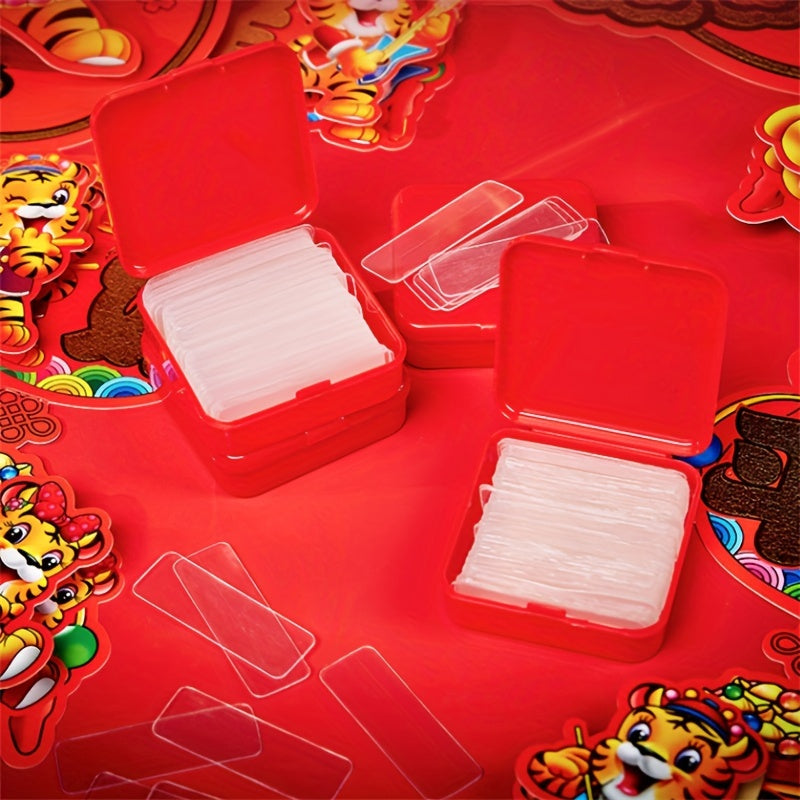 60pcs Double Sided Adhesive for Couplet - Transparent