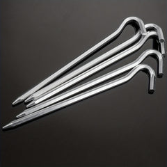 8PCS Aluminium Tent Stakes Pegs 17.78cm Hexagon Rod Nail Garden Stakes