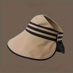 Backless Sun Visor Wide Brim UV Protection Hat
