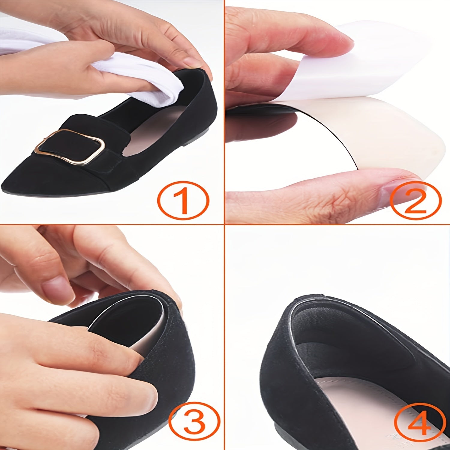 6 Pairs Heel Pads Self Adhesive Foot Care Protective Liners