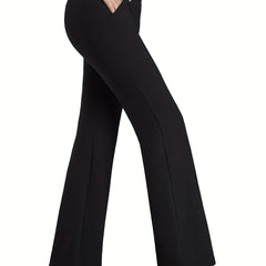 Women's Elastic Flare Yoga Pants Hip Lifting Activewear