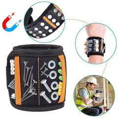 Magnetic Wrist Strap With Pockets Toolkit Picker