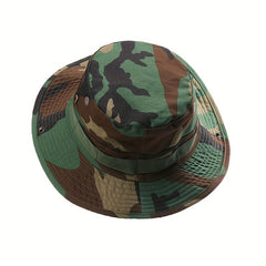 Camouflage Round Brim Hat Army Fan Spring Summer Sun Hat