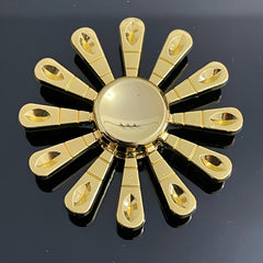Zinc Alloy Finger Spinner Golden Toy Office Leisure Ideal Gift