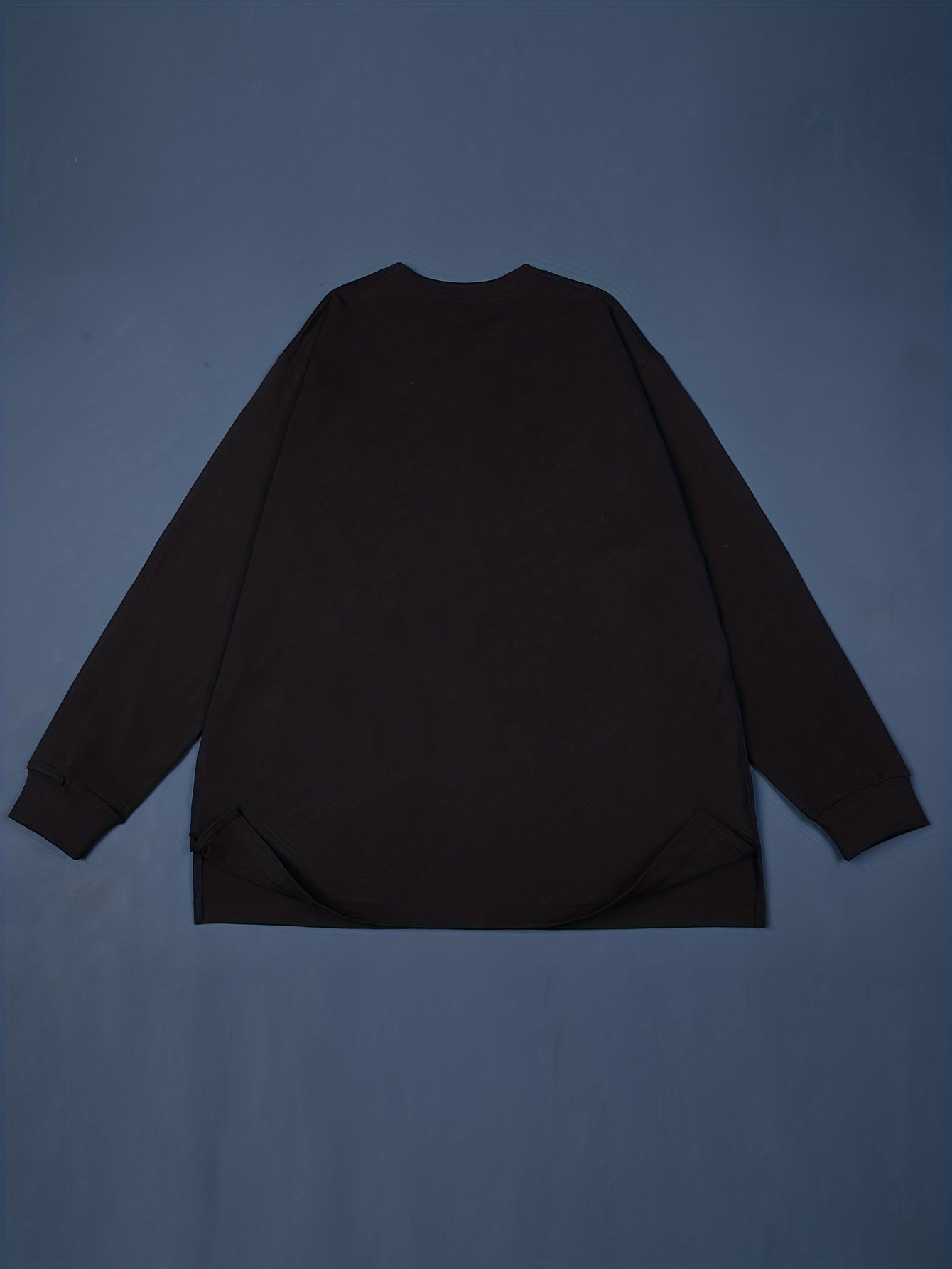 Stylish Hiphop Print Men's Graphic Crew Neck Long Sleeve T-shirt