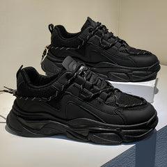 Men's Chunky Lace-Up Shoes for Outdoor Activities