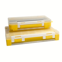 Double Sided Tool Storage Box with Grids and Handles