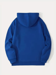 Men's Graffiti Bear Graphic Hoodie Casual Drawstring Hooded Sweatshirt