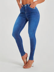 High Rise Skinny Jeans Dark Wash Slim Fit Jeans Casual Pants
