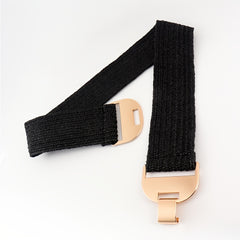 Summer Grass Girdle Women's Elastic Belt Geometric Buckle
