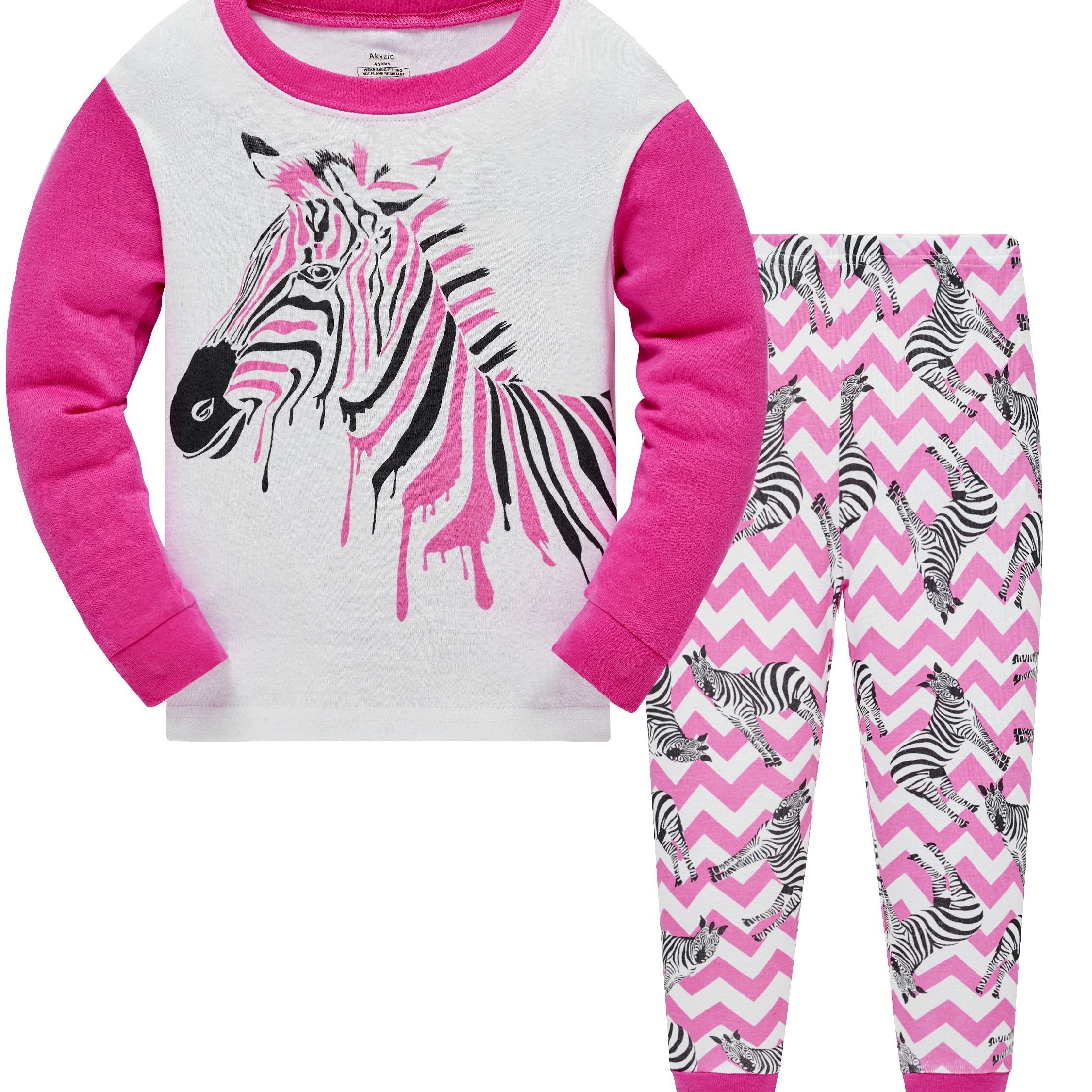 Cartoon Animal Girls Pajamas Set - Christmas Promotion
