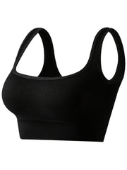 Seamless Wireless Sports Bra Comfy Running Workout Tank Bra