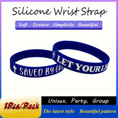 Colorful Inspirational Silicone Bracelet Wrist Band