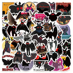 50pcs Monster Mothman Series Stickers - Waterproof DIY Sticker Pack