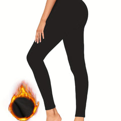 Fleece High Waist Sports Leggings Soft Warm Leggings Women