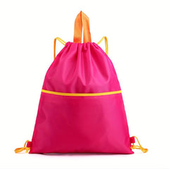 Double layer Sports Fitness Bag with Zipper Pocket