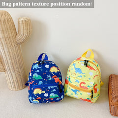 Cartoon Dinosaur Pattern Backpack Kindergarten School Bag