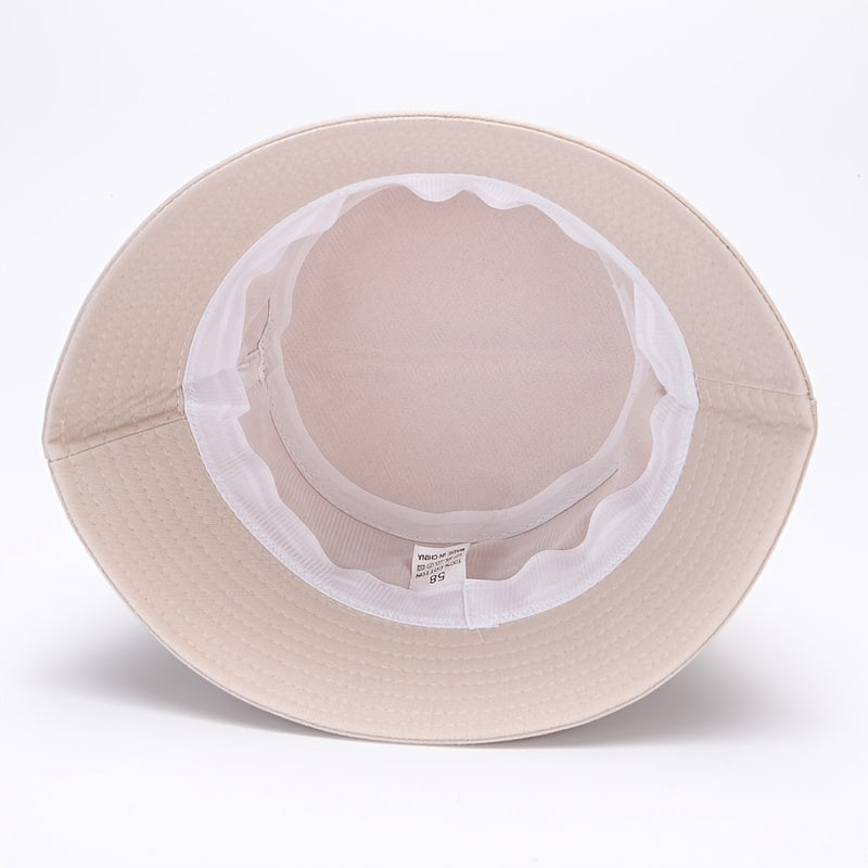 Men's Solid Fisherman Sun Hat For Students And Couples