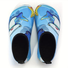 Kids Slip On Aqua Shoes Soft Breathable Non Slip Water Shoes
