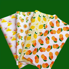 7pcs Assorted Fabric Packs for DIY Bows Crafts Doll Costumes 24x24cm