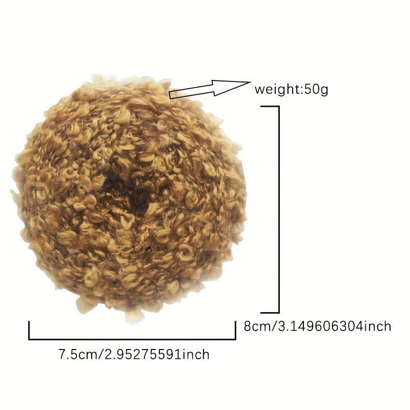 Soft Hand Woven Wool Thread for DIY Knitting and Crocheting