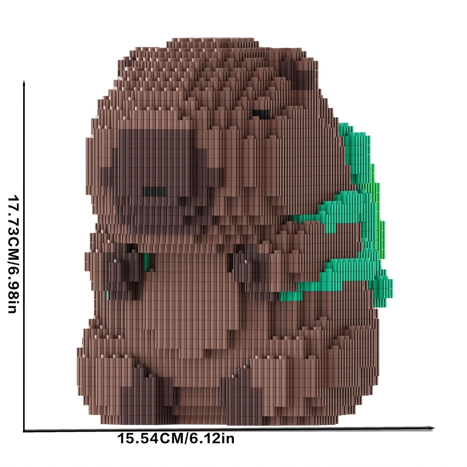 Capybara Backpack Building Blocks 5102pcs Lovely Gift Room Decoration