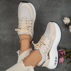 Women's Air Cushion Sneakers Low Top Running Shoes