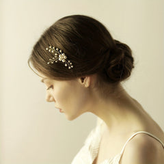 Faux Pearl Alloy Hairpin U shaped Hair Pin Head Jewelry Bridal Hair Accessories